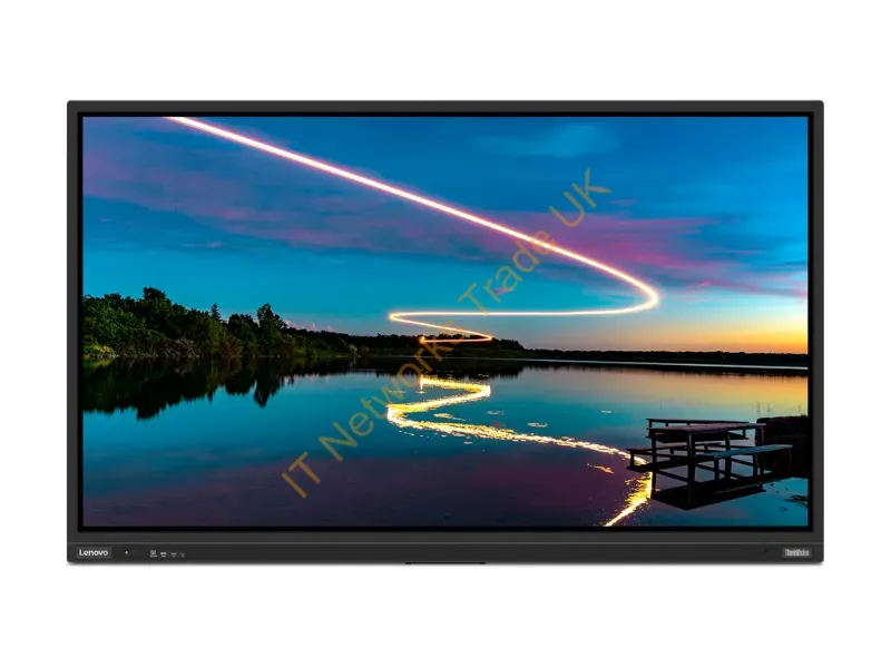 62F0KATAUS - Lenovo Thinkvision T86 Led Display 86" 3840 X 2160 Pixels 4K Ultra Hd Touchscreen Black