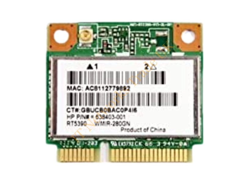630703-001 HP RALINK RT5390 Mini PCI-Express 802.11b/g/n WiFi Wireless Lan (WLAN) Network Adapter Wireless LAN Card