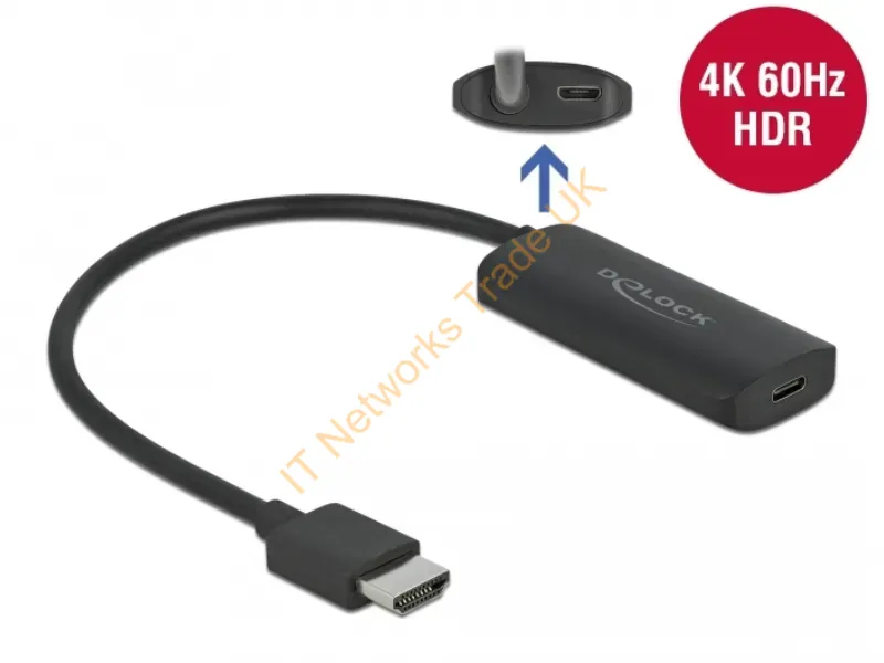 63251 - DeLOCK Adapter HDMI-A male to USB Type-C female (DP Alt Mode) 4K 60 Hz