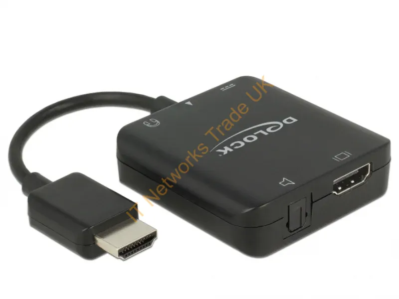 63276 - DeLOCK 63276 video cable adapter HDMI Type A (Standard) Black