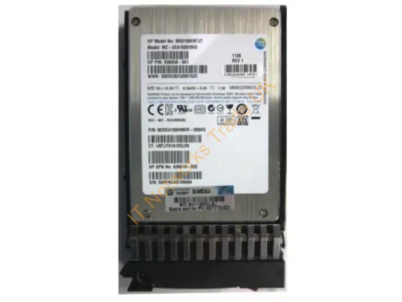 637070-001 - Hpe 637070-001 Internal Solid State Drive 100 Gb 2.5" Serial Ata Ii Mlc
