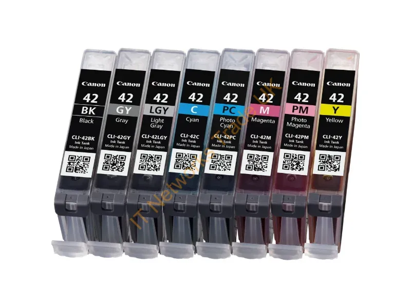 Canon 6384B010 (CLI-42) Ink cartridge multi pack, 8x13ml, Pack qty 8 Printer