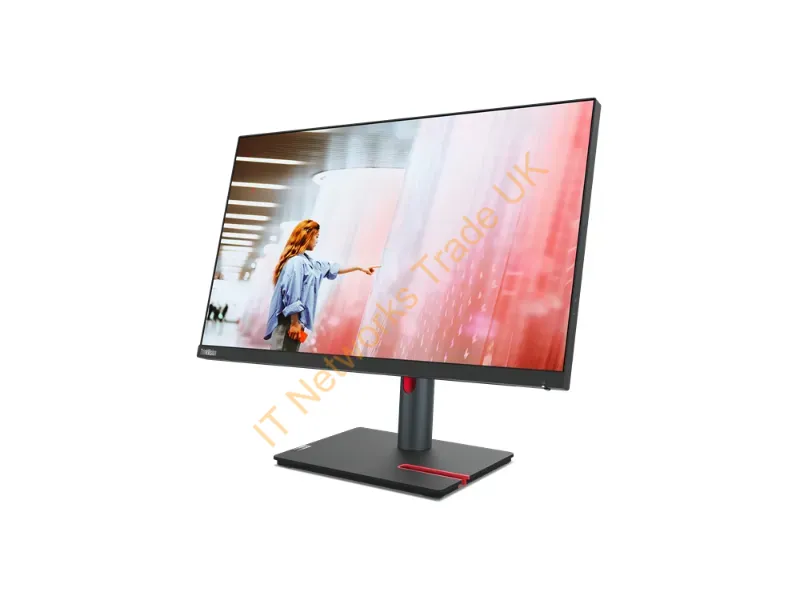 63B4GAR6US - Lenovo Thinkvision P24Q-30 Computer Monitor 23.8" 2560 X 1440 Pixels Quad Hd Led Black