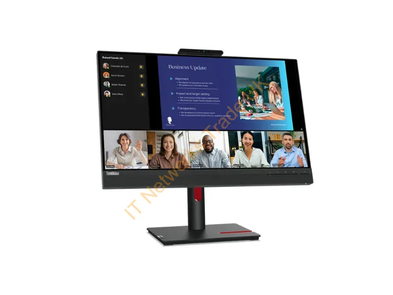 63D8MAR3US - Lenovo Thinkvision T24V-30 Led Display 23.8" 1920 X 1080 Pixels Full Hd Black