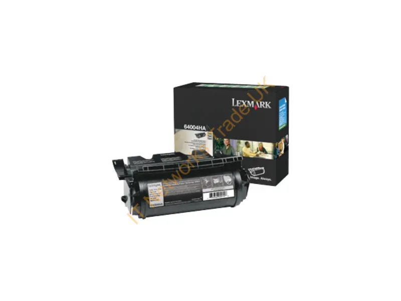 64004HA - Lexmark T640, T642, T644 High Yield Return Program Print Cartridge For Label Applications Toner Cartridge Original