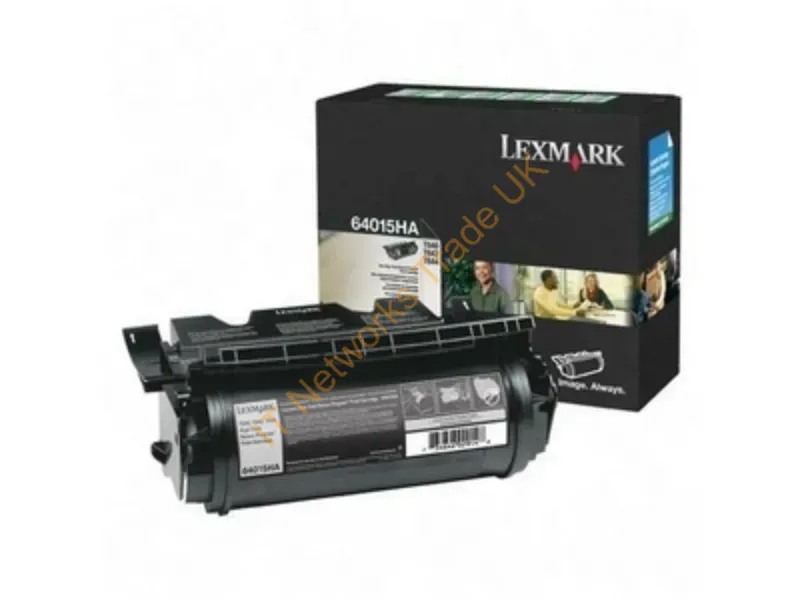 64015HA - Lexmark T640, T642, T644 High Yield Return Program Print Cartridge Toner Cartridge Original Black