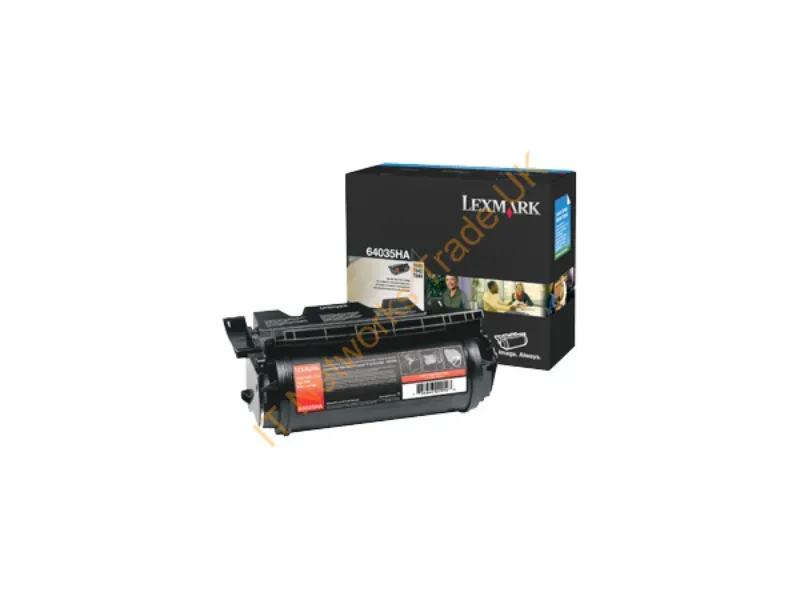 64035HA - Lexmark T640, T642, T644 High Yield Print Cartridge Toner Cartridge Original Black