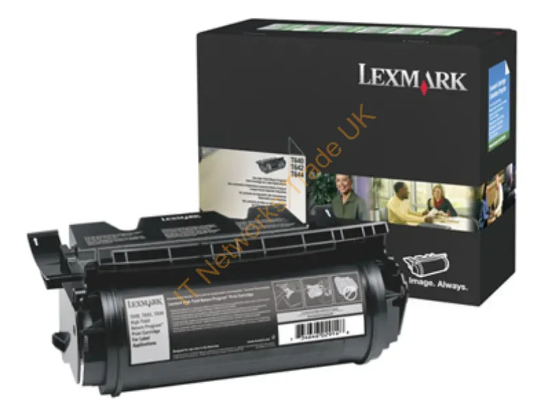 64054HE - Lexmark 64054HE Toner cartridge black return program for Etikettes Project, 21K pages/5% for Lexmark T 640/644