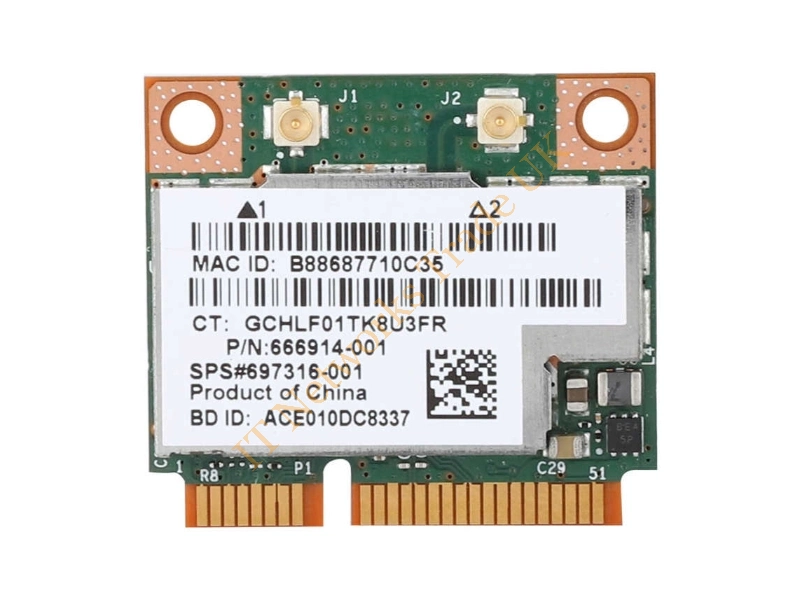 640927-801 HP 802.11A/B/G Wlan Wireless Network LAN Card