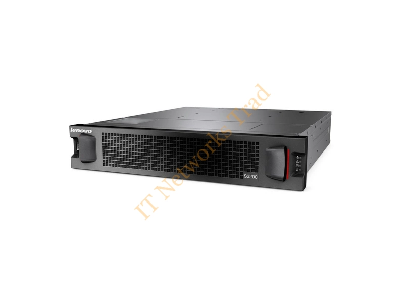 64113B2 Lenovo Storage S3200 LFF Chassis SAS Dual Controller SAN Storage System