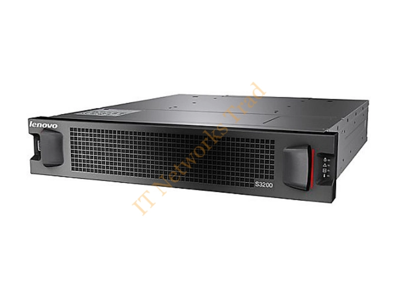 64116B2 Lenovo Storage S3200 LFF Chassis Dual Fibre Channel and iSCSI Controller SAN Storage System