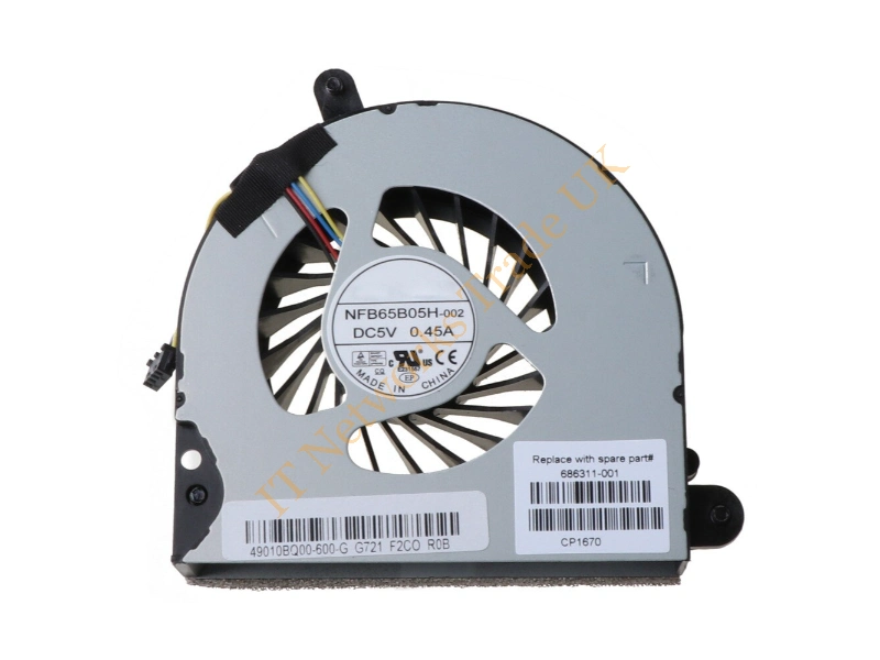 641183-001 HP Fan for Elitebook 8560p Laptop Pc Cooling Fan