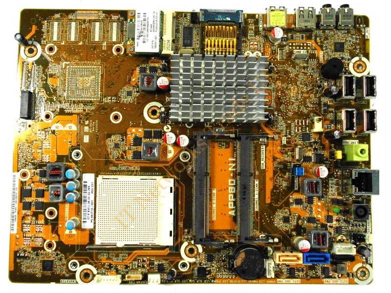 641713-001 HP System Board Omni 100Alberta-U Desktop Motherboard