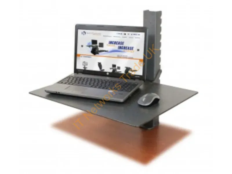 6450 - Healthpostures Taskmate Ez Surface Black Laptop Multimedia Stand