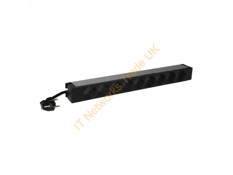 646812 - Middle Atlantic Products 646812 power distribution unit (PDU) 9 AC outlet(s) 1U Black