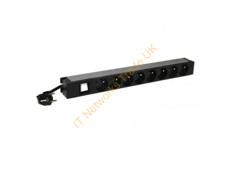 646822-CP8 - Middle Atlantic Products 646822-CP8 power distribution unit (PDU) 8 AC outlet(s) 1U Black