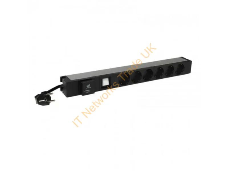 646836-CP8 - Middle Atlantic Products 646836-CP8 power distribution unit (PDU) 6 AC outlet(s) 1U Black