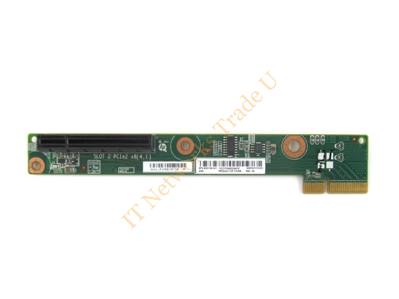 647416-001 HP PCI-Express Low Profile Riser Card for ProLiant DL360e Gen8 Server Accessory