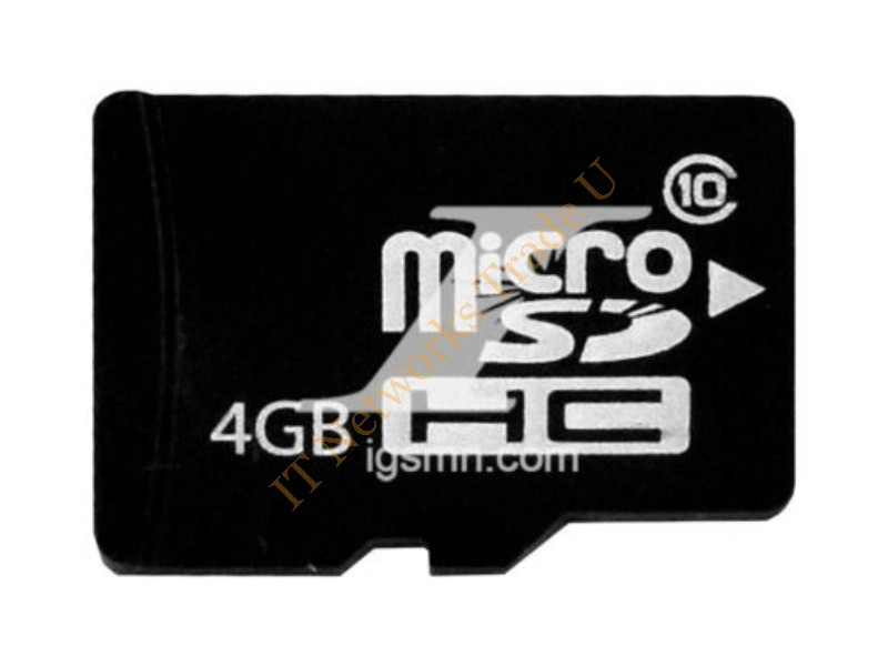 647540-001 HP 4GB microSDHC High Capacity Flash Memory Card