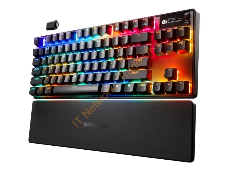64871 - Steelseries Apex Pro Tkl Wireless Gen 3 Keyboard Gaming Usb + Rf Wireless + Bluetooth Qwerty Uk International Black