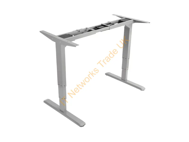 650803 - Equip ERGO Electric Sit-Stand Desk Frame, Dual Motor, Grey