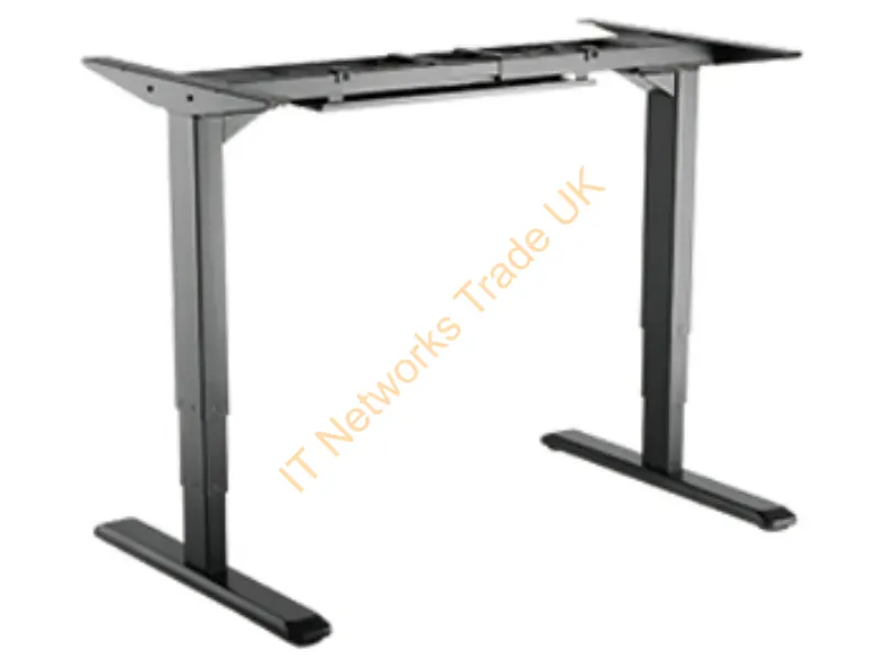 650805 - Equip ERGO Electric Sit-Stand Desk Frame, Dual Motor, Black