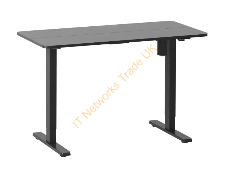 650812 - Equip 650812 ERGO Electric Sit-Stand Desk Frame with Desktop, Black