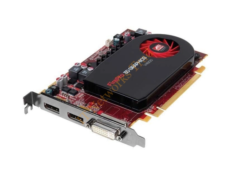 651170-001 HP Firepro V4800 1GB GDDR5 PCI Express 2.0 x16 2 x DisplayPort/DVI Video Graphics Card