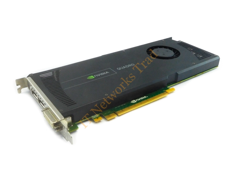 652375-001 HP nVidia Quadro 4000 2GB GDDR5 256-Bit / Dual DisplayPort / DVI PCI Express 2.0 x16 Video Graphics Card