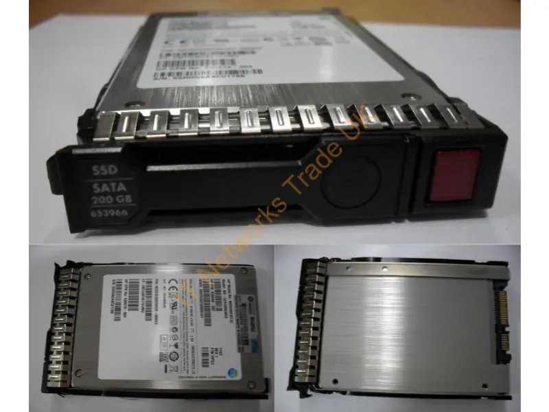 653966-001 - Hpe 653966-001 Internal Solid State Drive 200 Gb 2.5" Serial Ata Ii Mlc