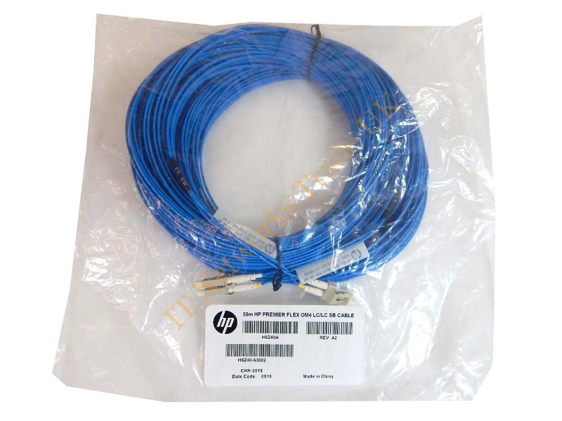 656432-001 HP 50M OM4 Premier Flex LC/LC Fiber Cable