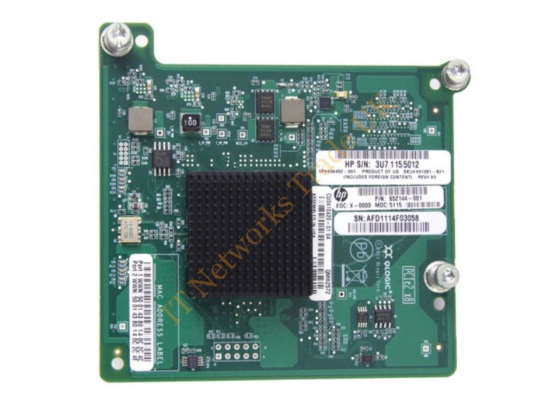 656452-001 HP Fibre Channel 8GB/s Mezzanine Host Bus Adapter Fiber Channel Controller