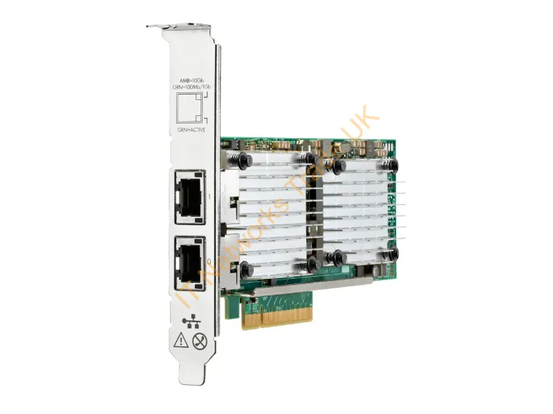 657128-001 HP 530T 2-Port 10GB/s RJ-45 PCI-Express x8 Network Ethernet Adapter