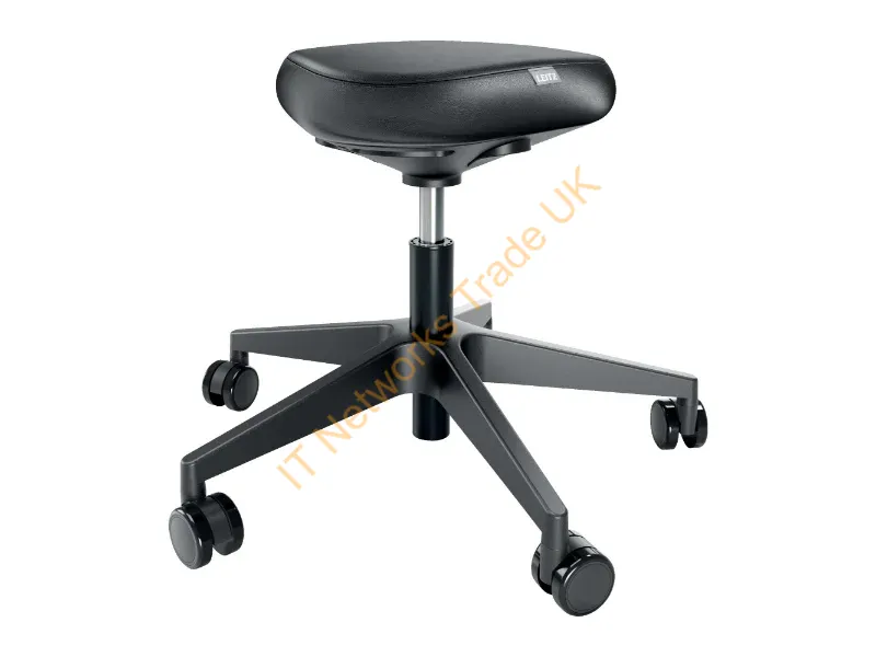 65780095 - Leitz Ergo Sitting Stool with Wheels and Comfort Seat
