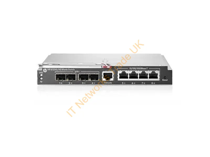658250-B21 HP 6125G/XG 16-Port 10/100/1000 and 1 RJ-45 Console Management Blade Network Switch
