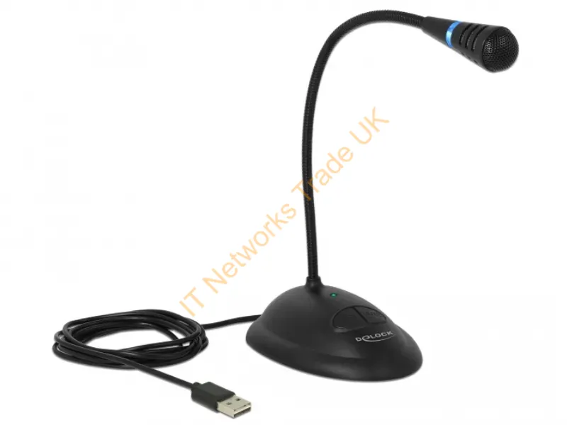 65871 - DeLOCK 65871 microphone Black PC microphone