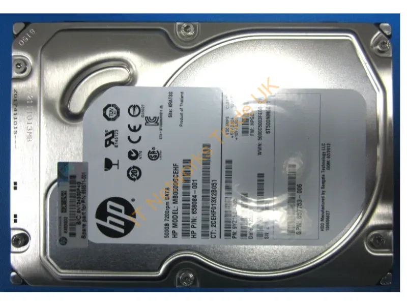 659571-001 - Hewlett Packard Enterprise 659571-001 500GB Serial ATA internal hard drive