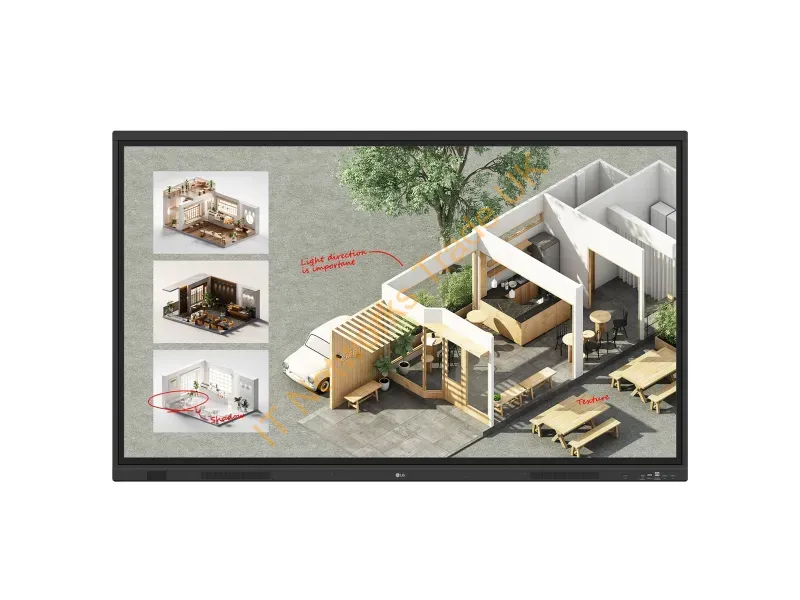 65TR3DQ-B - Lg Createboard Standard Interactive Whiteboard 65" 3840 X 2160 Pixels Touchscreen Black