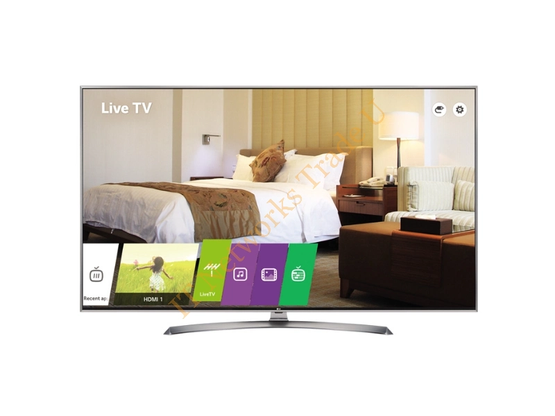 65UV761H - LG 65UV761H 65" 4K Ultra HD 330cd/mÂ² Black 20W hospitality TV LCD Monitors