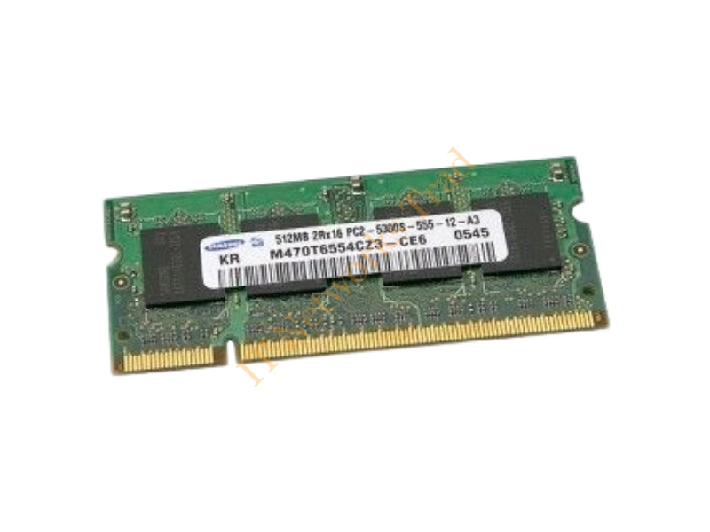 661-3876 Apple 512MB DDR2-667MHz PC2-5300 non-ECC Unbuffered CL5 200-Pin SoDimm Single Rank Memory Module for MacBook Pro Laptop Memory