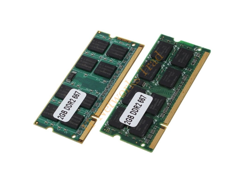 661-4606 Apple 2GB DDR2-667MHz PC2-5300 non-ECC Unbuffered CL5 200-Pin SoDimm Dual Rank Memory Module for MacBook Pro 15 Laptop Memory