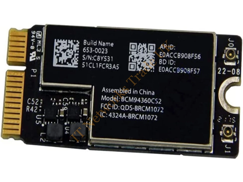 661-7481 Apple 802.11ac Wireless LAN / Bluetooth Card for Macbook Air 13-inch (Mid 2013 / Early 2015) A1466 Wireless LAN Card