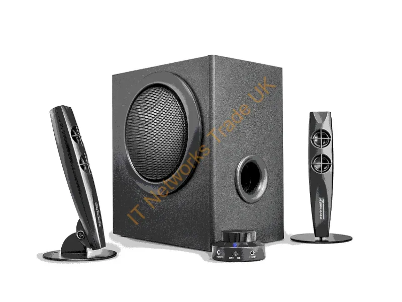 66211 - Wavemaster Stax BT speaker set Universal Black 2.1 channels 20 W Bluetooth