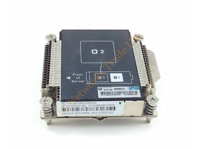 664998-B21 HP CPU-2 Heatsink for ProLiant BL460c G8 Server