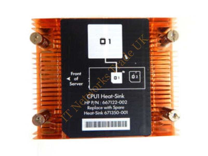 667122-002 HP CPU-1 Heatsink for ProLiant SL230s G8 / Sl270s G8 Server