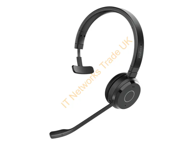 6693-833-309-01 - Jabra Evolve 65 Te Headset Wireless Head-Band Office/Call Center Bluetooth Black