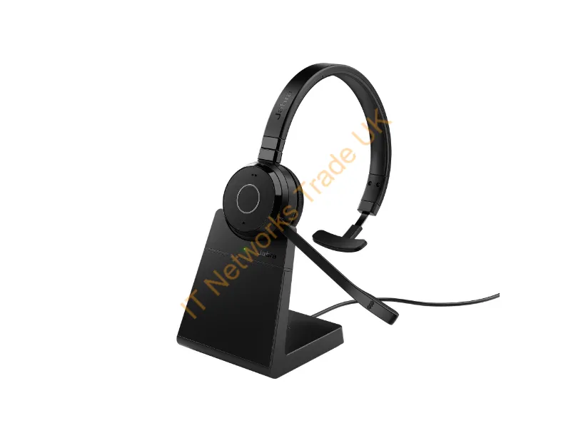 6693-833-399 - Jabra Evolve 65 Te Headset Wired & Wireless Head-Band Office/Call Center Usb Type-A Bluetooth Charging Stand Black