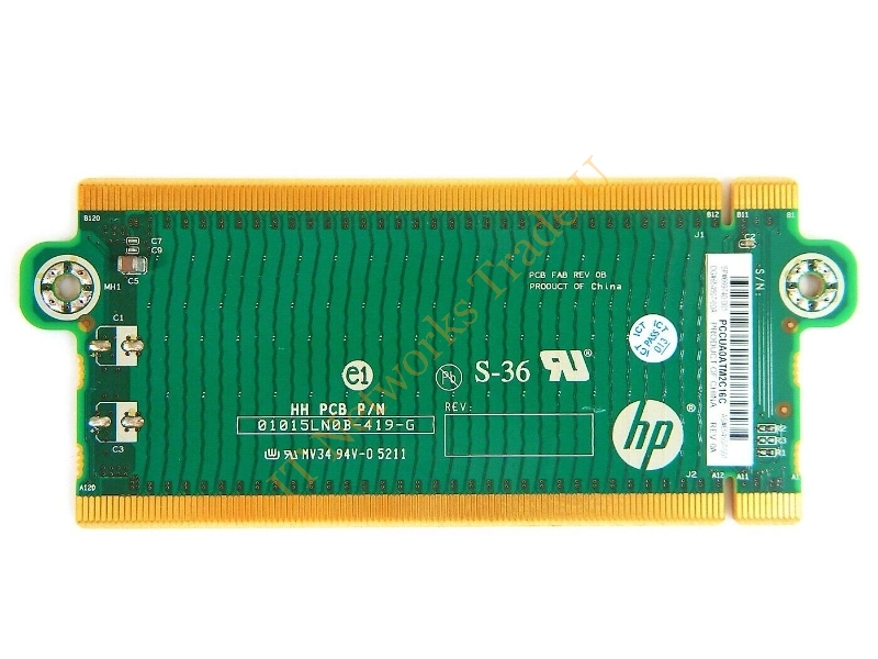 669740-001 HP Pca Riser Card for ProLiant Sl250s Gen8 2u E5-2665 Lft Tray Svr Server Accessory