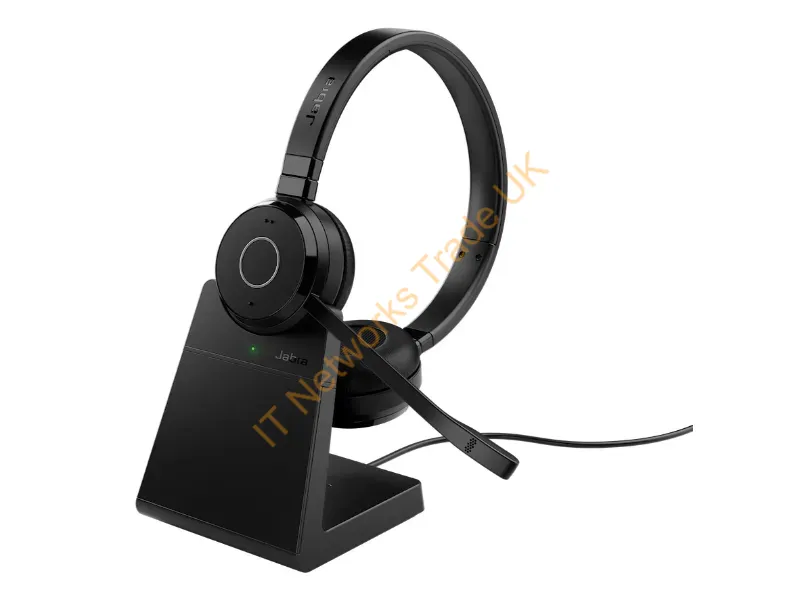 6699-833-499-01 - Jabra Evolve 65 Te Headset Wired & Wireless Head-Band Office/Call Center Usb Type-A Bluetooth Charging Stand Black