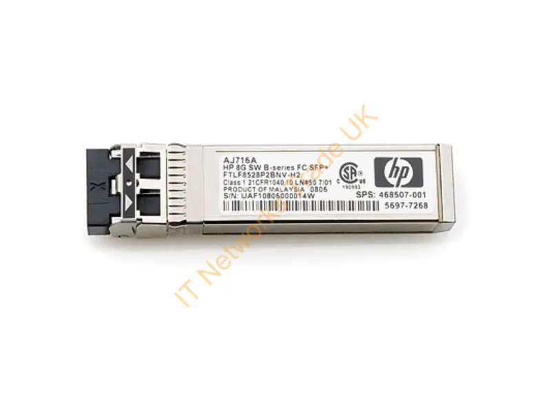 670504-001 HP B-Series 8GB Short Wave Fiber Channel (FC) Transceiver Module